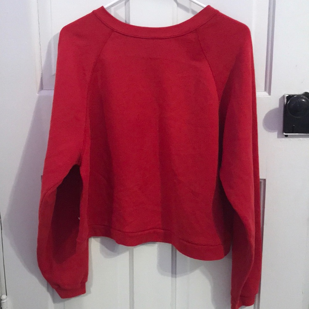 Red Disney crewneck size medium